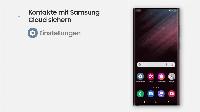 Samsung Cloud: Kontakte sichern/wiederherstellen